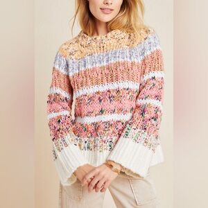 Anthropologie Kahlo Striped Sweater
